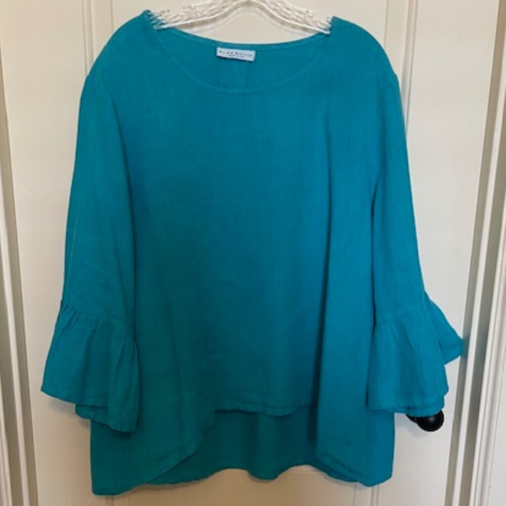 Bryn Walker Linen Tunic - Size XL